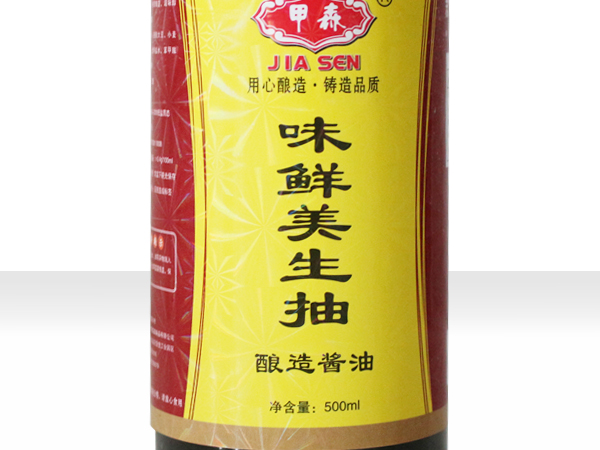 味美鲜生抽500ml